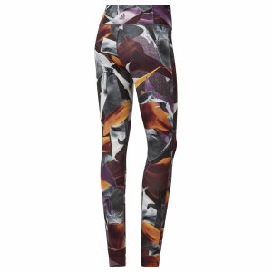 Reebok Dance Lux Bold Tights Damen - Lila - DE 325-YAD